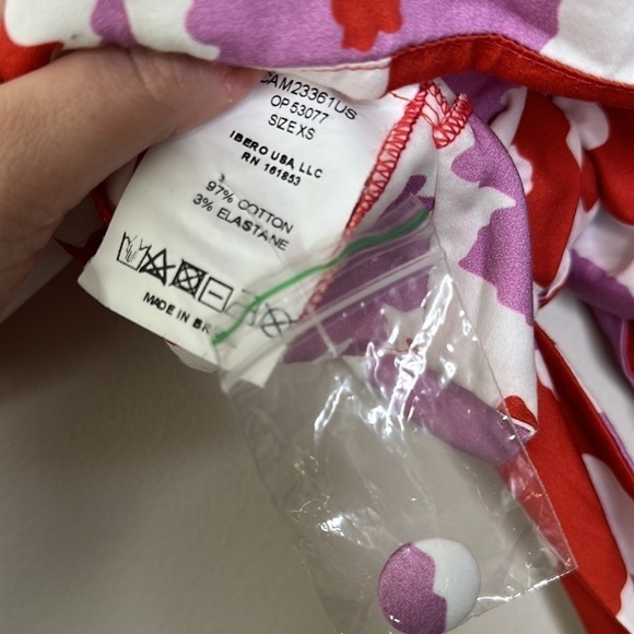 PATBO Windflower tie-front crop top NWT - Picture 10 of 10